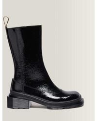 Dr. Martens - Maybole Hi Square Toe Patent Chelsea Boots - Lyst