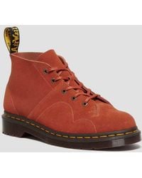 Dr. Martens - Dr. Martens Church Suede Monkey Boots Rust Tan - Lyst