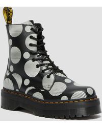 black holographic doc martens