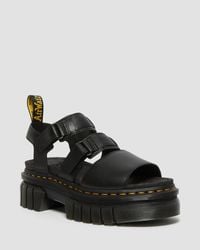 Dr. Martens - Ricki Leather 3-strap Platform Sandals - Lyst