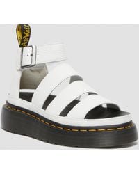Dr. Martens - Clarissa ii quad leather platform sandals größe: 43 - Lyst