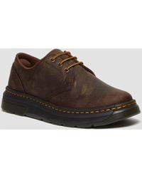 Dr. Martens - Crewson Lo Crazy Horse Leather Casual Shoes - Lyst