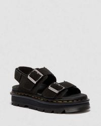Dr. Martens - Zebzag Suede Sandals - Lyst