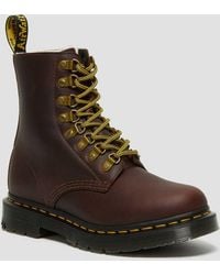 Dr. Martens - 1460 Pascal Dm's Wintergrip Leather Ankle Boots Dark - Lyst