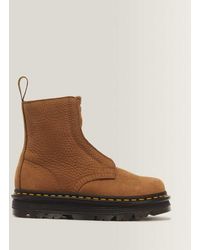 Dr. Martens - Zebzag Laceless Warm Lined Slip On Nubuck Boots - Lyst