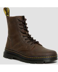 Dr. Martens - Combs Crazy Horse Leather Casual Boots - Lyst