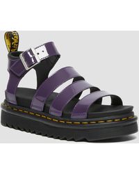 Dr. Martens - Blaire Patent Leather Gladiator Sandals - Lyst