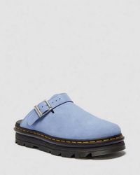 Dr. Martens - Zebzag Suede Casual Slingback Platform Mules - Lyst