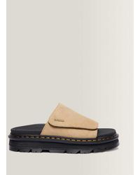 Dr. Martens - Zebzag Suede Platform Slides - Lyst