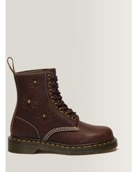 Dr. Martens - 1460 Pascal Flower Grizzly Leather Boots - Lyst