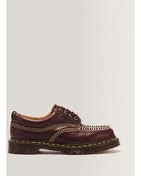 Dr. Martens - Lowell Leather Moc Toe Shoes - Lyst
