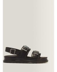 Dr. Martens - San Two Strap Leather Sandals - Lyst