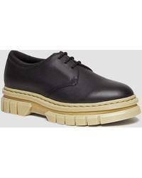 Dr. Martens - Rikard Contrast Sole Leather Platform Shoes - Lyst
