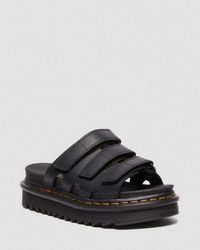 Dr. Martens - Raine Slide Athena Leather Sandals - Lyst