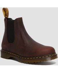 Dr. Martens - 2976 Waxed Full Grain Leather Chelsea Boots - Lyst