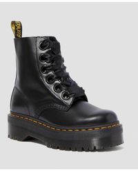 Dr. Martens - Molly Leather Platform Boots - Lyst