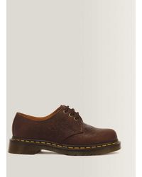 Dr. Martens - 1461 Floral Emboss 3 Eye Crazy Horse Leather Lace Up Shoes - Lyst