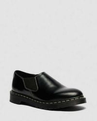 Dr. Martens Louis Analine Leather Shoes in Black | Lyst