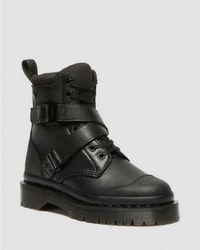 Dr. Martens - 1460 Bex Tech Strap Leather Boots - Lyst
