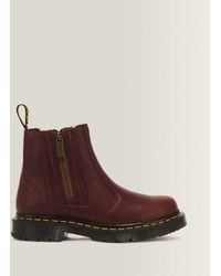 Dr. Martens - 2976 Alyson Grizzly Leather Zip Up Chelsea Wintergrip Chelsea Boots - Lyst