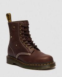 Dr. Martens - 1460 Pascal Flower Grizzly Leather Boots - Lyst
