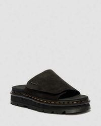 Dr. Martens - Zebzag Suede Platform Slides - Lyst