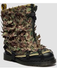 Dr. Martens - Cuero botas 1460 babylon camo - Lyst