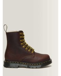 Dr. Martens - 1460 Pascal Dm's Wintergrip Leather Ankle Boots Dark - Lyst