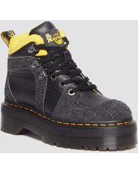 Dr. Martens - Zuma Milled Nappa Leather & Suede Hiker Style Boots - Lyst