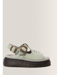 Dr. Martens - Dunnet Flower Buttersoft Leren Sandalen - Lyst