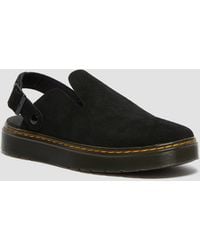 Dr. Martens - Carlson suede casual slingback slides - Lyst