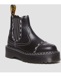 Dr. Martens - 2976 Contrast Stitch Leather Chelsea Boots - Lyst