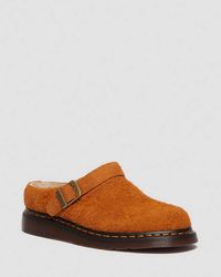 Dr. Martens - Isham Faux Shearling Lined Wildleder Mules - Lyst