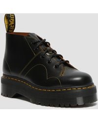 Dr. Martens - Church Quad Leather Platform Boots - Lyst