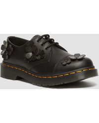 Dr. Martens - 1461 Flower Applique Leather Oxford Shoes - Lyst