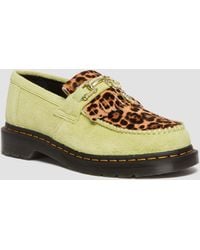 Dr. Martens - Adrian Suede & Leopard Hair On Snaffle Loafers - Lyst