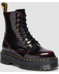 Dr. Martens - High shine rub off cuir boots plateformes jadon arcadia chaussures - Lyst