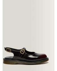 Dr. Martens - Madaline Mary Jane Rub Off Leather Sling Back Shoes - Lyst