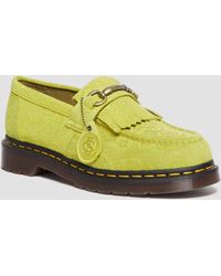 Dr. Martens - Adrian snaffle repello emboss suede kiltie loafers - Lyst