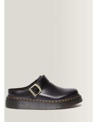 Dr. Martens - Laketen Leder Plateau Mules Schuhe - Lyst