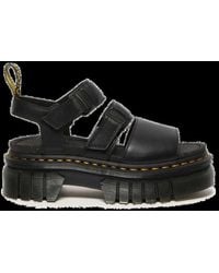 Dr. Martens - Ricki Leather 3-strap Platform Sandals - Lyst