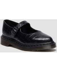 Dr. Martens - Elphie Mary Jane Emboss Leather Shoes - Lyst
