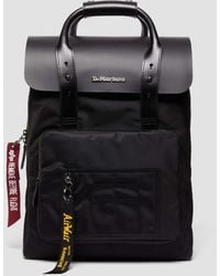 Dr. Martens - Lite Alpha Industries Leather & Nylon Backpack - Lyst