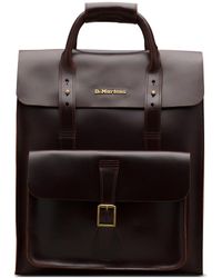 dr martens leather backpack