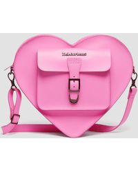 Dr. Martens - Leather Heart Shaped Bag Pink - Lyst