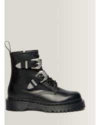 Dr. Martens - 1460 Bex Western Buckle Leather Boots - Lyst