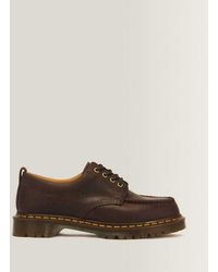 Dr. Martens - Lowell 4 Eye Crazy Horse Leather Moc Toe Shoes - Lyst