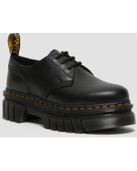 Dr. Martens - Chaussures plateformes audrick en cuir noir - Lyst