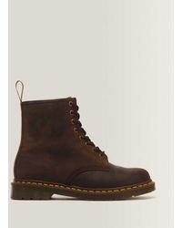 Dr. Martens - 1460 Crazy Horse Boots Dark Brown - Lyst