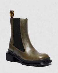 Dr. Martens - Maybole Chelsea Square Toe Leather Boots - Lyst